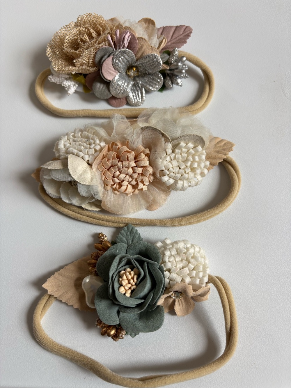 Newborn Floral Soft Stretch Headbands
